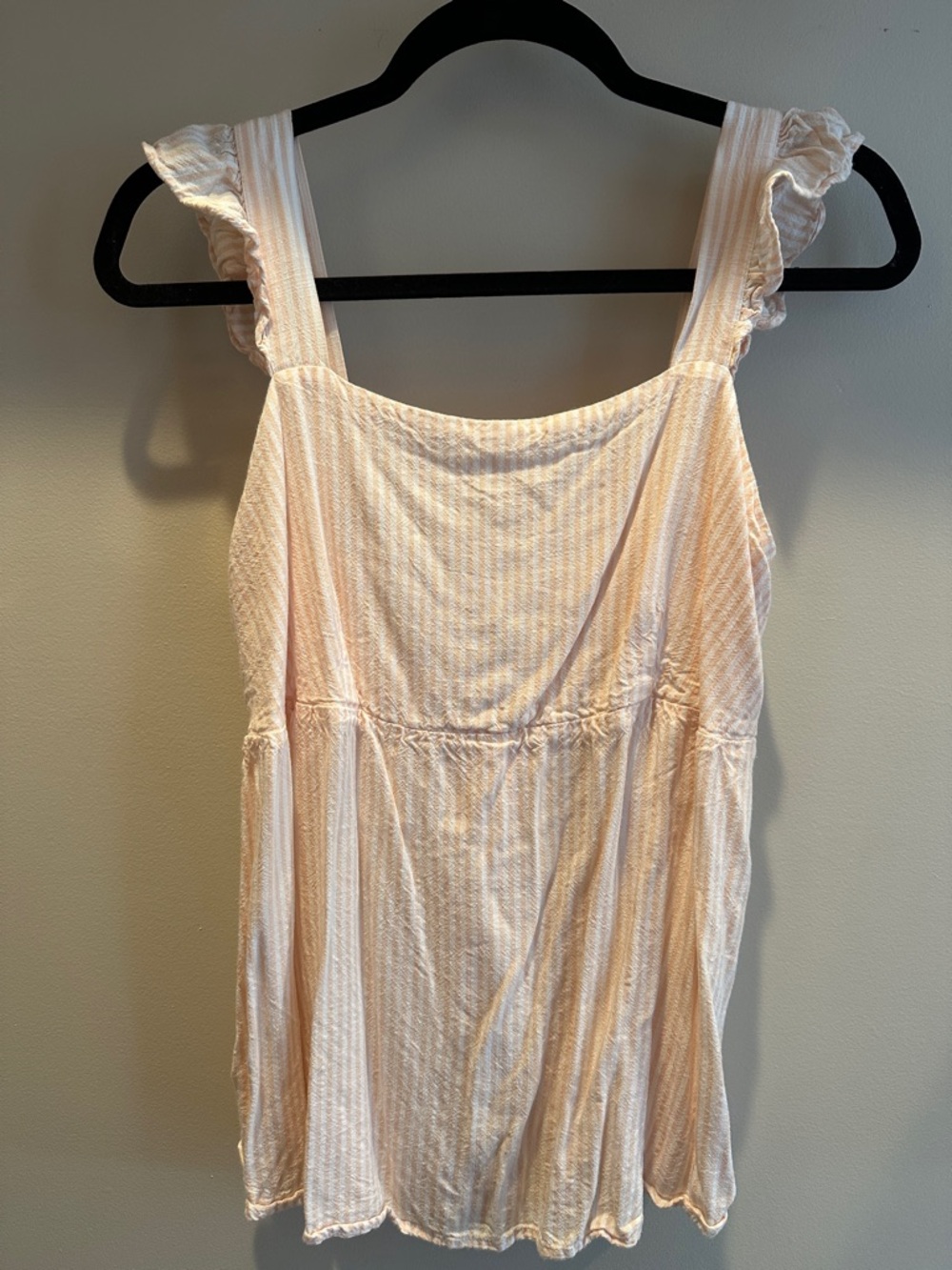 Isabel Maternity by Ingrid & Isabel Light Pink Striped Maternity Tank Top